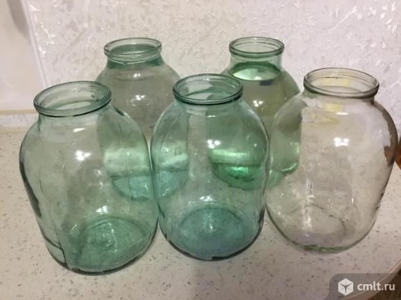 Банки стеклянные 3 литра. Фото 2.