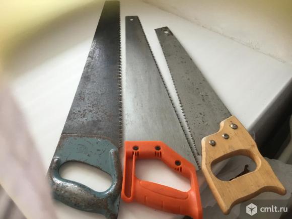 Ножовка б/у. Фото 1.