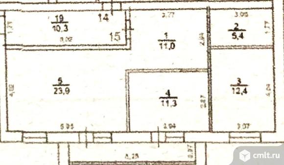 2-комнатная квартира 68,8 кв.м. Фото 18.