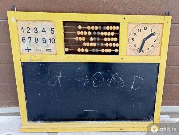 Доска обучающая для детского сада 64х51 см. Фото 1.