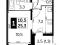1-комнатная квартира 25,2 кв.м. Фото 2.