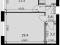 1-комнатная квартира 40,6 кв.м - ЖК «Парк Апрель». Фото 1.