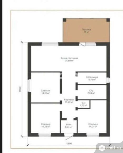 Дом 119 кв.м. Фото 2.