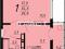 1-комнатная квартира 35,9 кв.м. Фото 1.