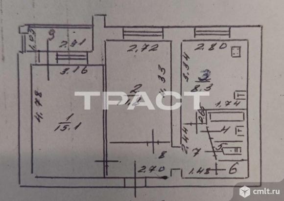 2-комнатная квартира 48 кв.м. Фото 18.