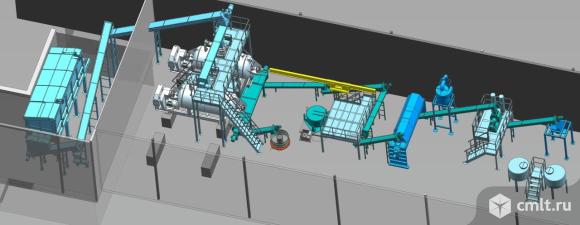 Линия по производству мясокостной. Фото 1.