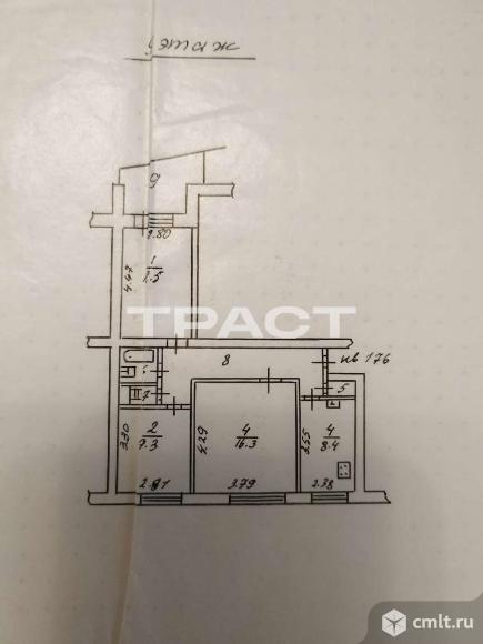 3-комнатная квартира 62,8 кв.м. Фото 9.