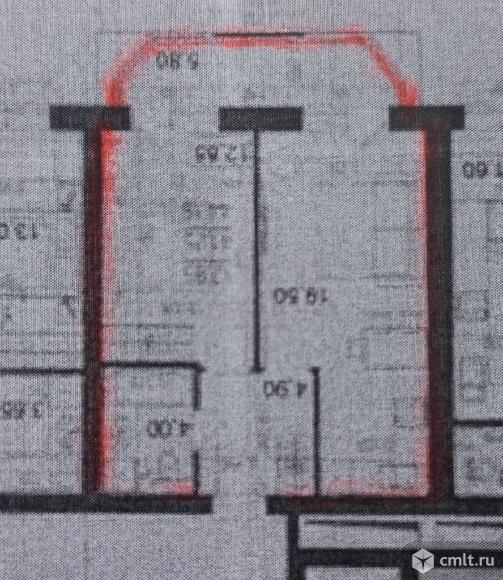 1-комнатная квартира 40,1 кв.м. Фото 12.
