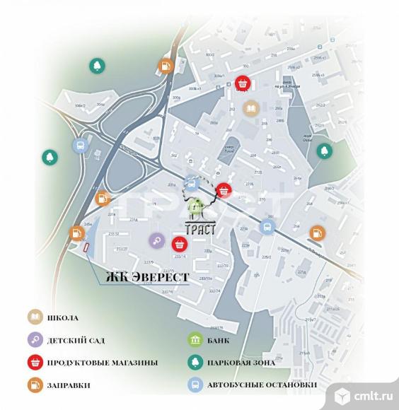 1-комнатная квартира 41,8 кв.м. Фото 3.