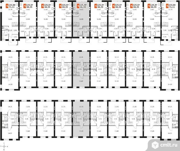 Таунхаус 125,47 кв.м - ЖК «Мартемьяново Клаб». Фото 1.