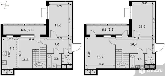 4-комнатная квартира 101,2 кв.м - ЖК «Римский». Фото 1.
