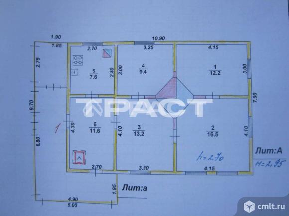 Дом 70,5 кв.м. Фото 7.