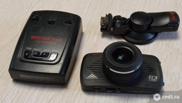 Видеорегистратор и радардетектор. Фото 1.