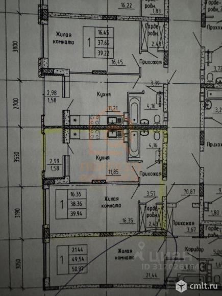 1-комнатная квартира 38,2 кв.м. Фото 15.