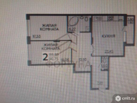 2-комнатная квартира 88,5 кв.м. Фото 1.