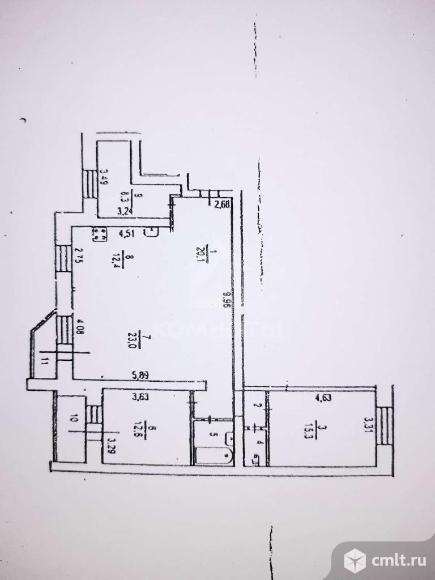2-комнатная квартира 99 кв.м. Фото 12.