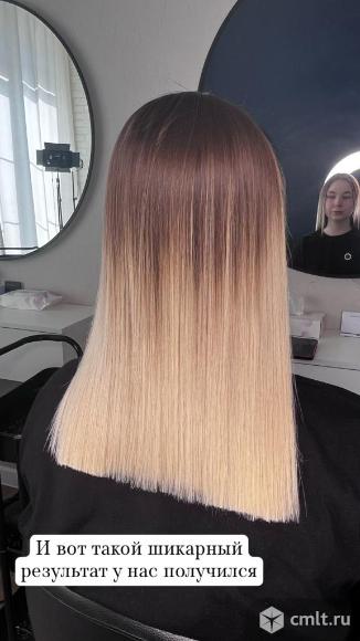 Кератиновое выпрямление волос, ботокс. Фото 1.