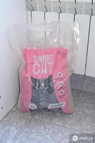 Наполнитель для кошачьего туалета smart cat 10 кг. Фото 1.