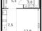 1-комнатная квартира 28,8 кв.м. Фото 2.