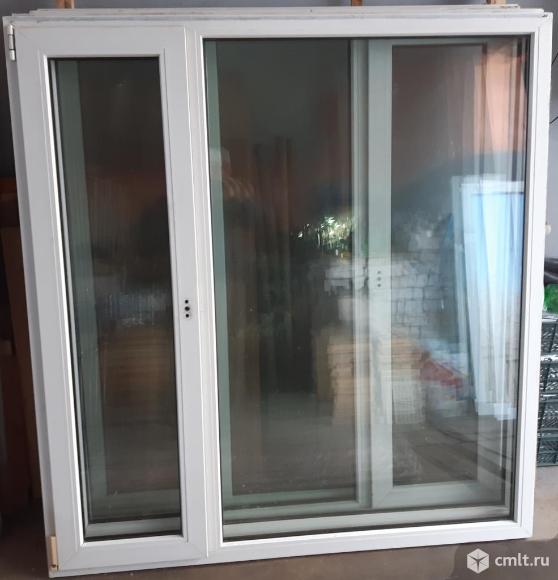 Оконные блоки ПВХ б/у. Фото 3.