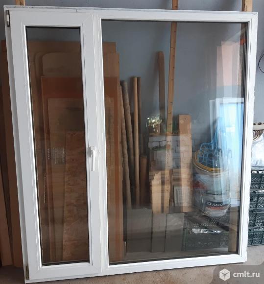 Оконные блоки ПВХ б/у. Фото 1.