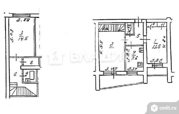 3-комнатная квартира 81,7 кв.м. Фото 12.