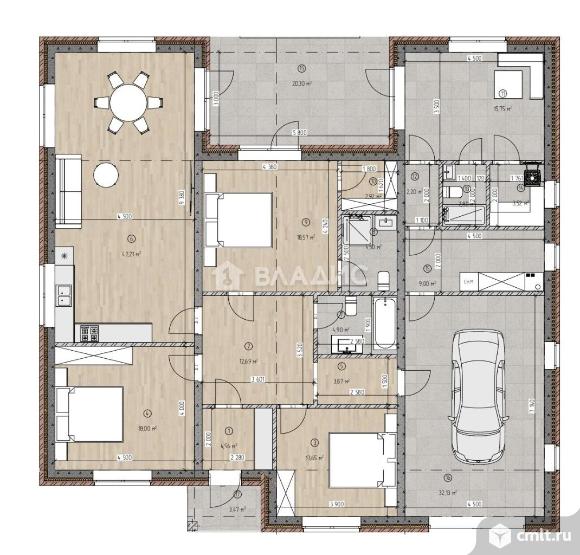 Дом 215 кв.м. Фото 7.