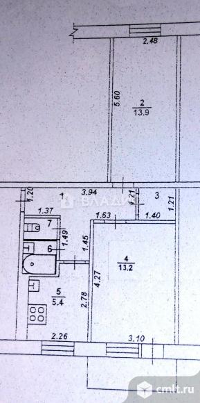 2-комнатная квартира 43,5 кв.м. Фото 11.
