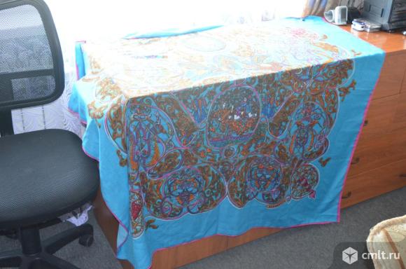 Платок-скатерть коллекционный (Индия). Фото 1.