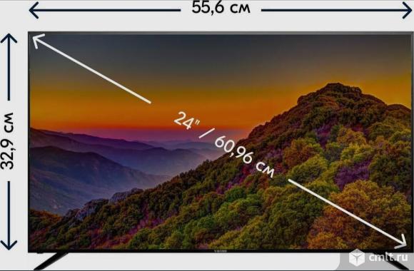 Смарт телевизор 24" (61 см) Wi-Fi Витязь V-HOME 24LH1211. Фото 1.