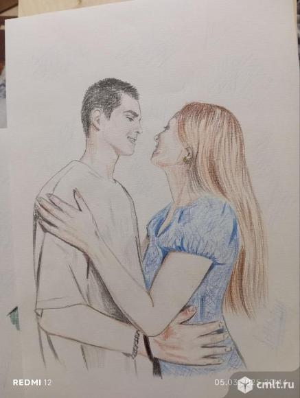 Портрет с фотографии. Фото 1.