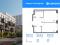 1-комнатная квартира 32,87 кв.м. Фото 1.