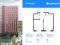 1-комнатная квартира 33,7 кв.м. Фото 1.