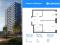 1-комнатная квартира 31,7 кв.м. Фото 1.