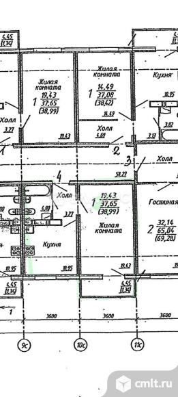 1-комнатная квартира 39 кв.м. Фото 13.