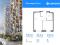 1-комнатная квартира 33,9 кв.м. Фото 1.