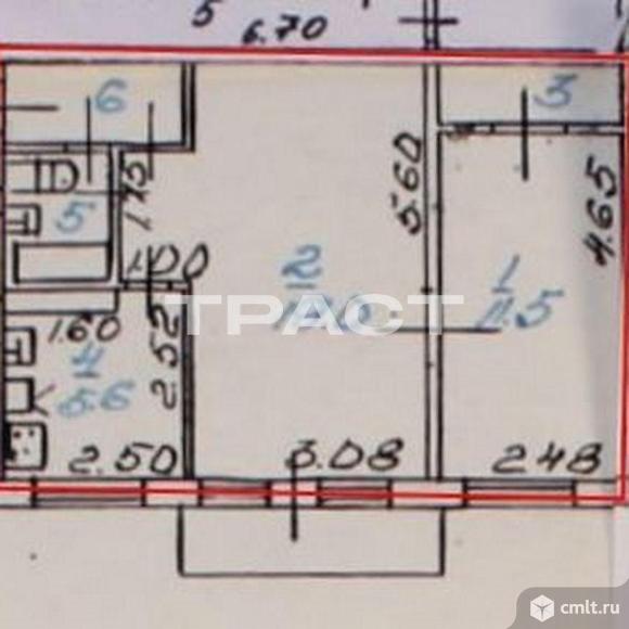 2-комнатная квартира 44,2 кв.м. Фото 8.