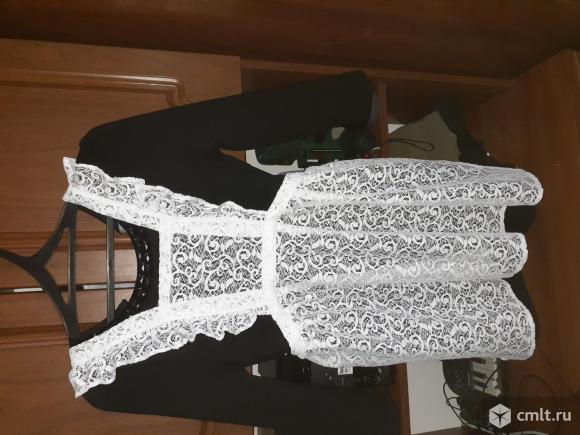 Платье и школьный фартук. Фото 1.