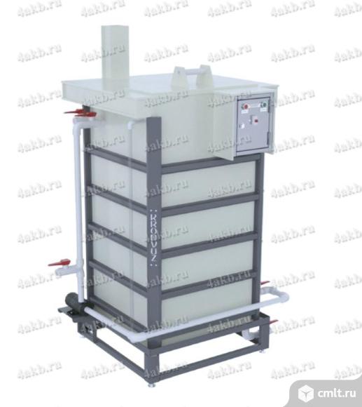 Установка для приготовления электролита. Фото 1.