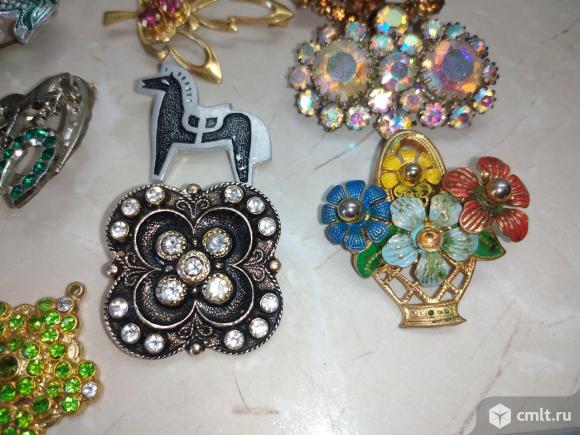 Броши, кулоны. Винтаж. времён СССР. ЧССР.. Фото 9.