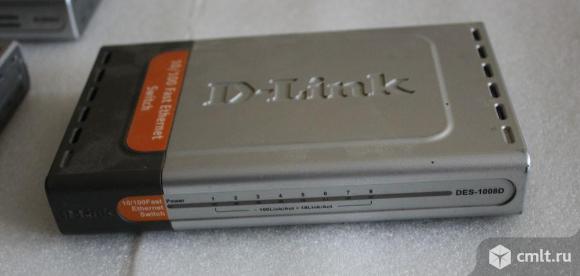 Коммутатор D-link DES-1008D. Фото 2.