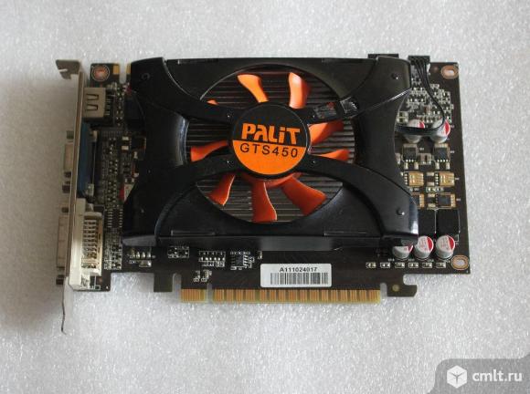 Видеокарта GeForce GTS 450 1Gb. Фото 1.