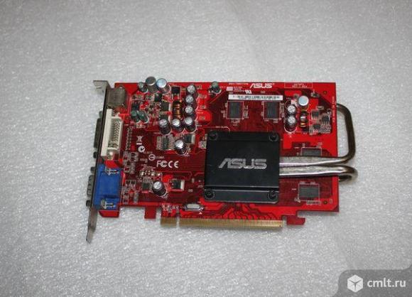 Видеокарта ASUS EAX1600XТ Silent/TVD 256Mb PCI-E. Фото 1.