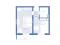 1-комнатная квартира 37 кв.м. Фото 1.