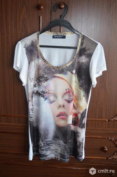 Футболка женская размер 48 Италия. Фото 1.