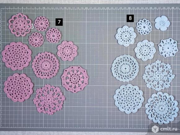 Вязаные аппликации. Декор для скрапбукинга.Детские. Фото 3.