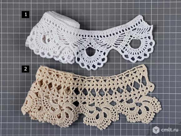 Вязаное кружево. Декор для скрапбукинга. Фото 1.