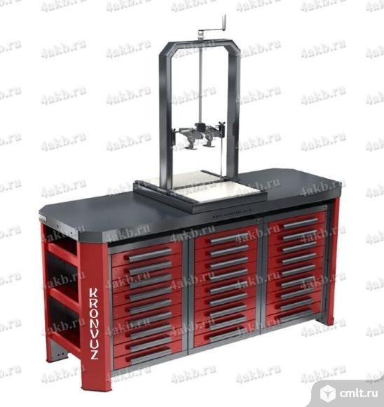 Верстак для ремонта аккумуляторных батарей. Фото 1.