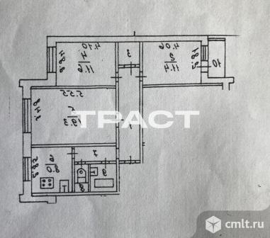 3-комнатная квартира 68,3 кв.м. Фото 12.