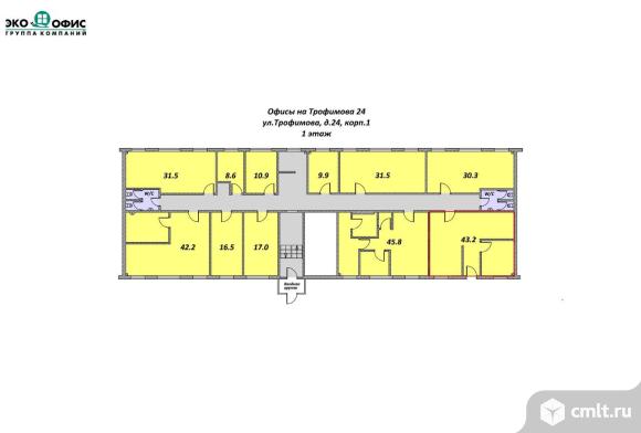 Торговое помещение 43.2 м2 в аренду. Фото 5.